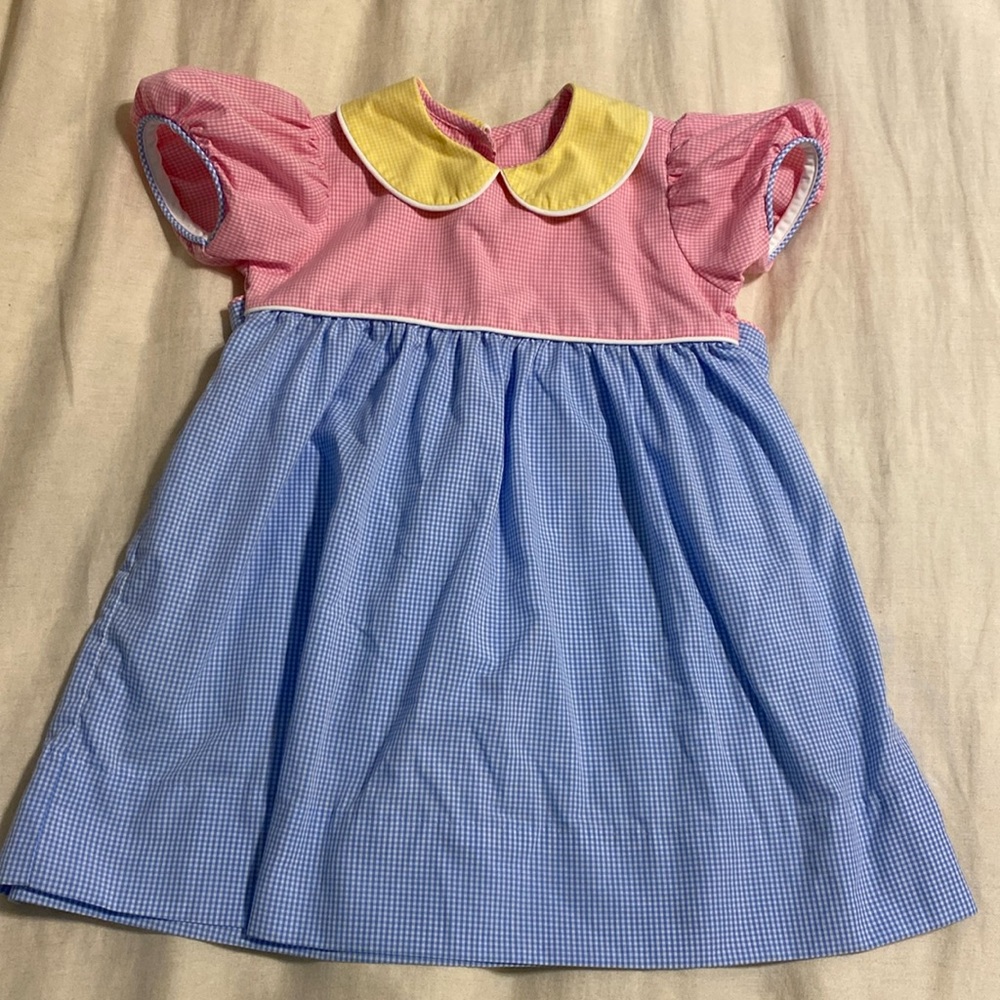 Color block spring dress